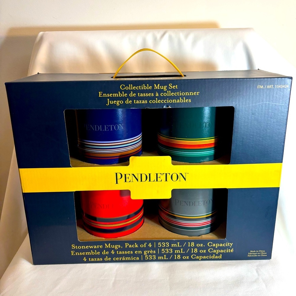 Pendleton National Park Multicolor Stoneware Mug Collection 18 oz NEW IN BOX